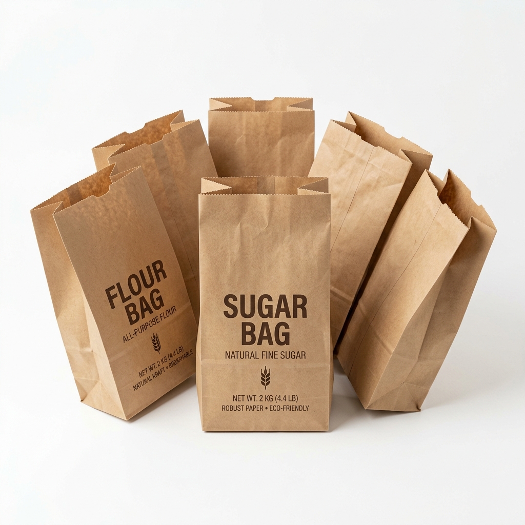 White Open Bag 10by15